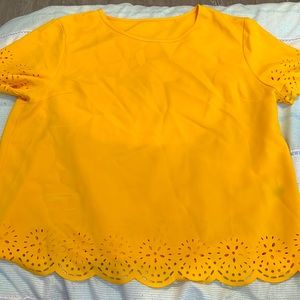 Mustard Yellow Blouse from Shein for $7. Size Medium.